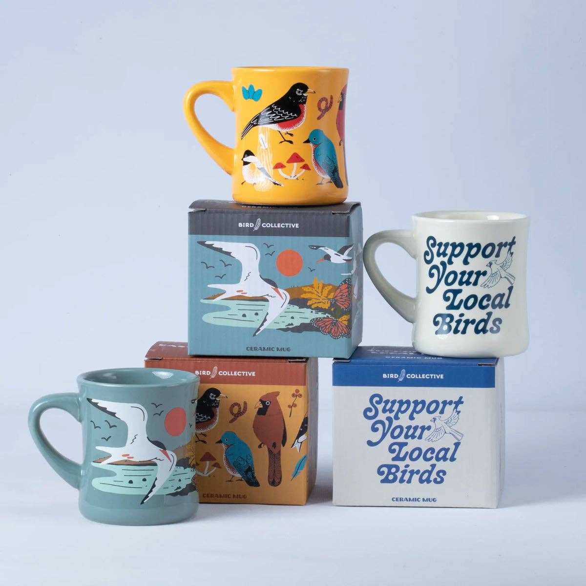 Bird Collective Eastern Backyard Birds Ceramic Mug
