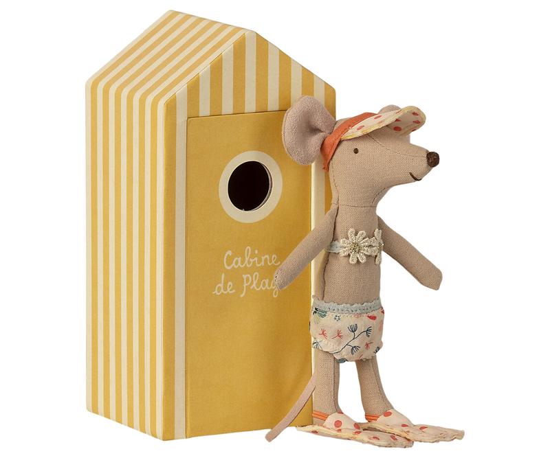 Maileg Beach Mice, Cabine de Plage - Multiple Options