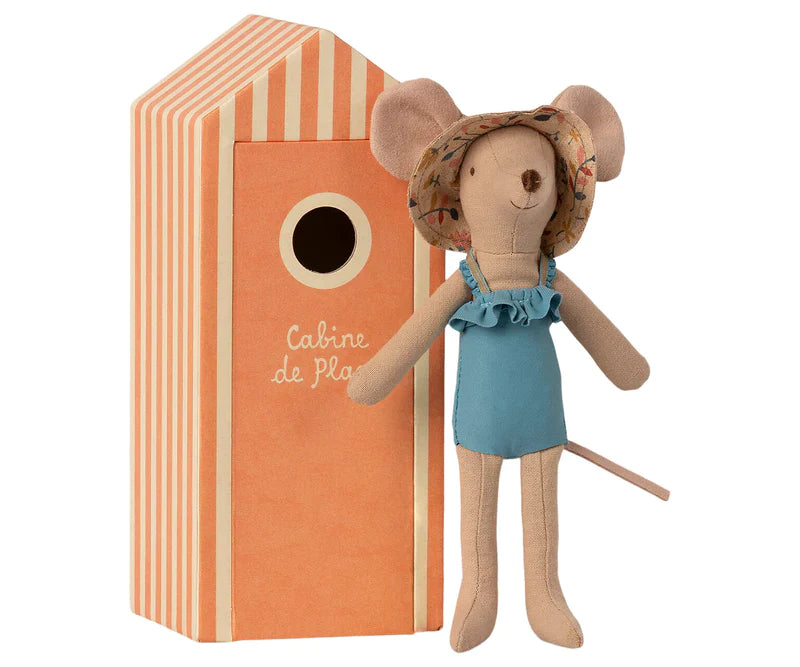 Maileg Beach Mice, Cabine de Plage - Multiple Options