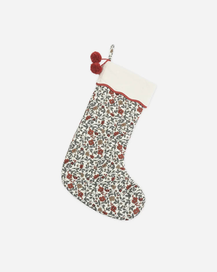 Rylee + Cru Noel Stocking Holiday Floral, Natural