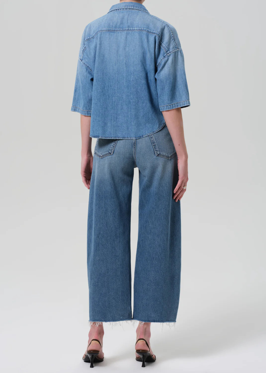 Citizens of Humanity Ayla Raw Hem Crop, Telegraph