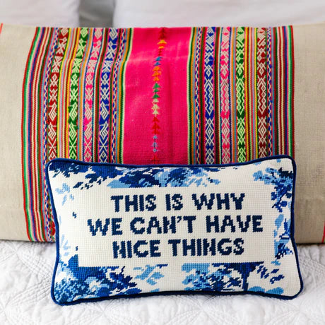 Furbish Needlepoint Pillows - Multiple Options