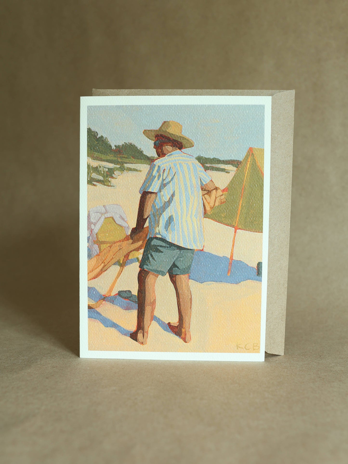 Katherine Corden Art, Setting Up Camp | A6 Card + Envelope