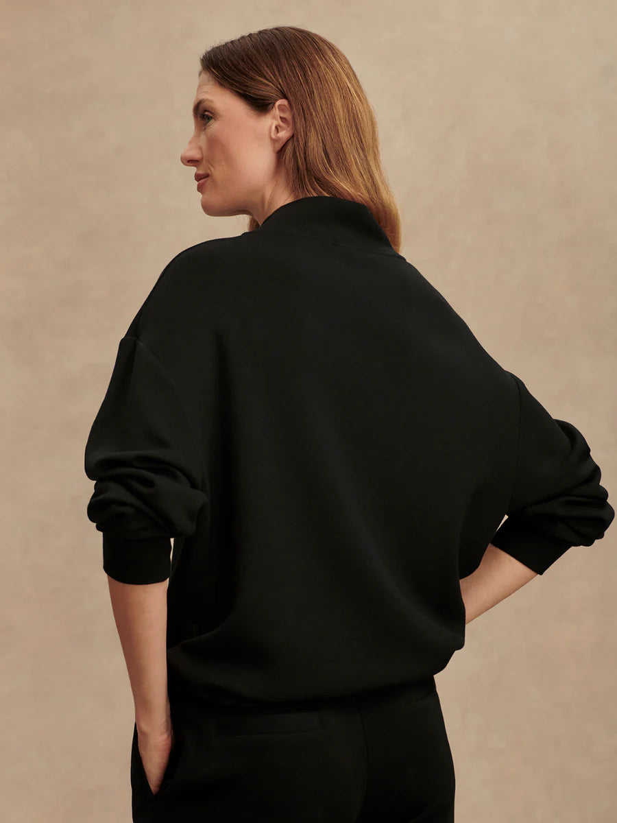 Varley Betsy Sweat Top, Black