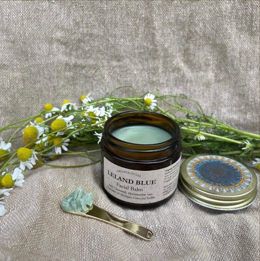 Circles and Cycles Leland Blue Tallow Balm