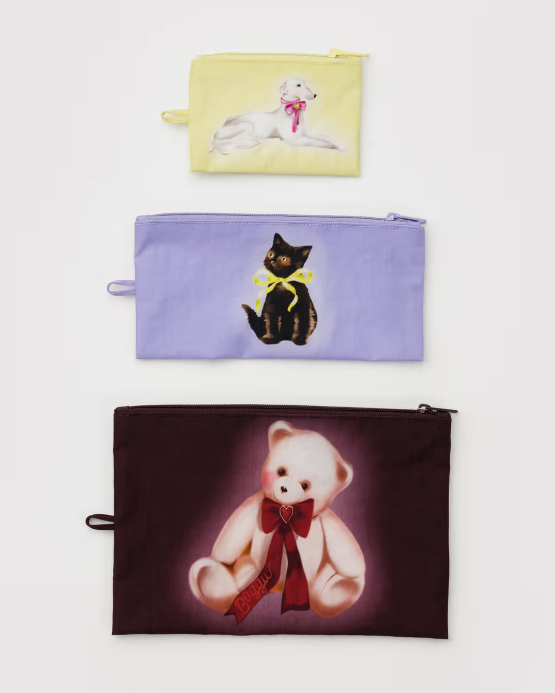 Baggu Flat Pouch Set - Multiple Options