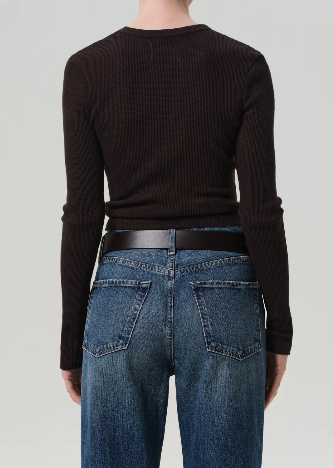 Citizens of Humanity Pilar Crewneck, Chocolate