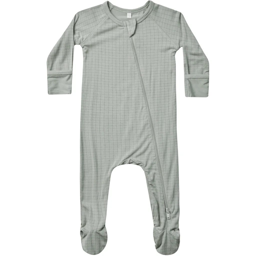 Quincy Mae Bamboo Zip Footie - Multiple Options