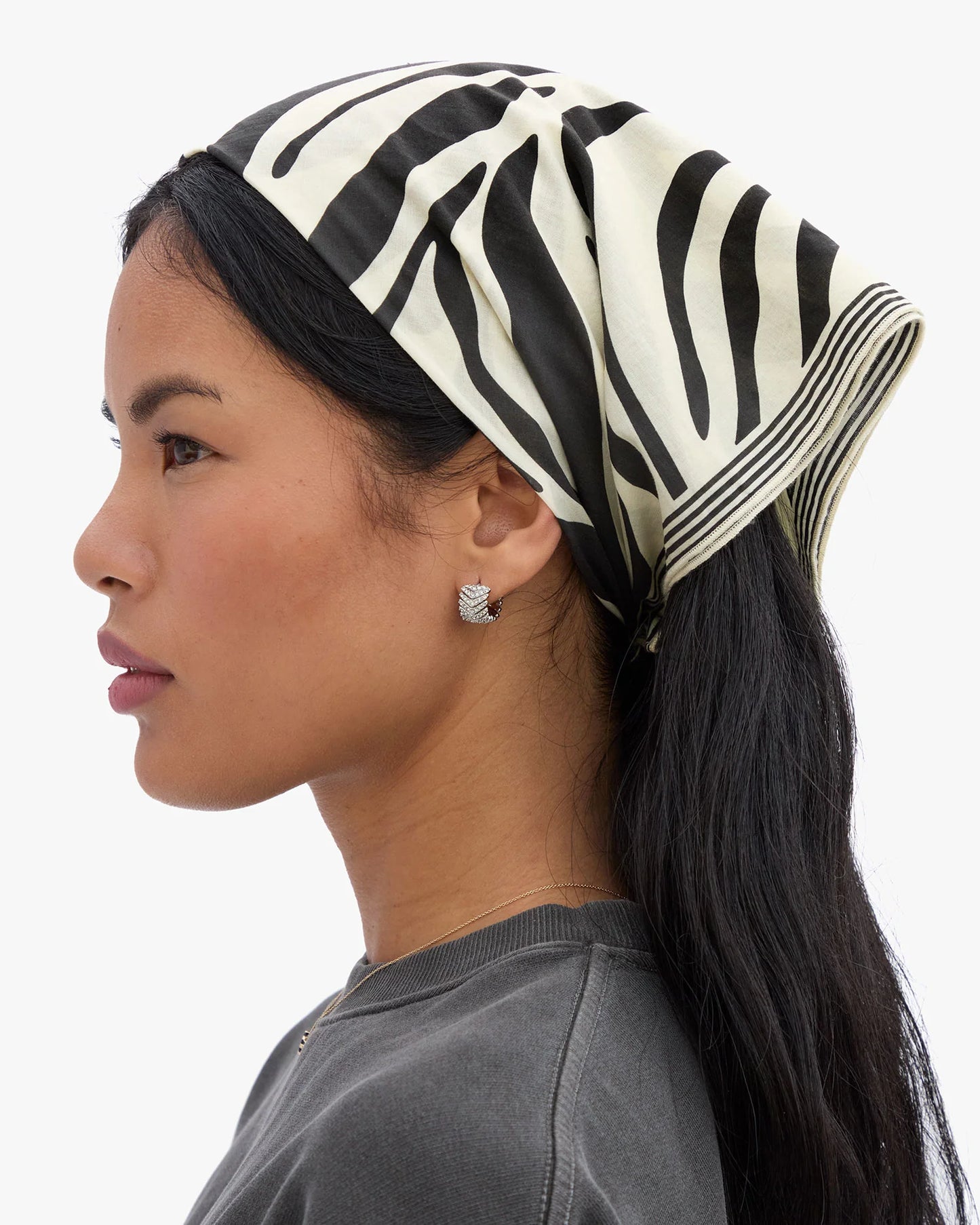 Clare V Bandana, Zebra