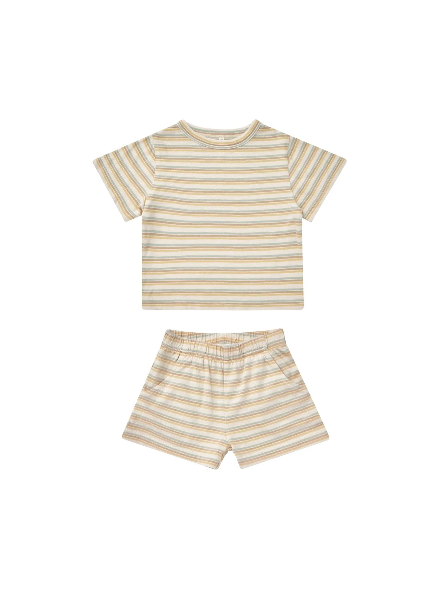 Rylee + Cru Jersey Set - Vintage Stripe