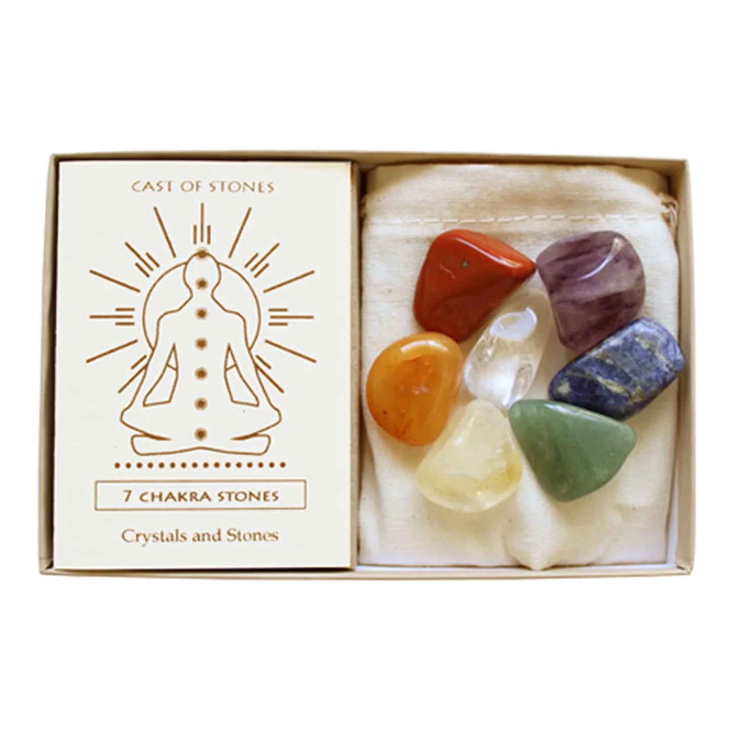 Cast of Stones 7 Chakra Stones