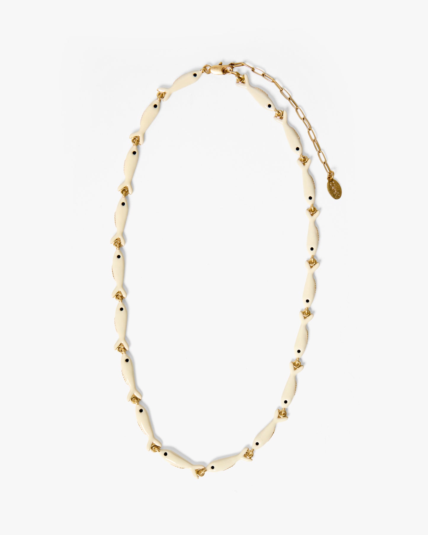 Enamel Sardine Necklace
