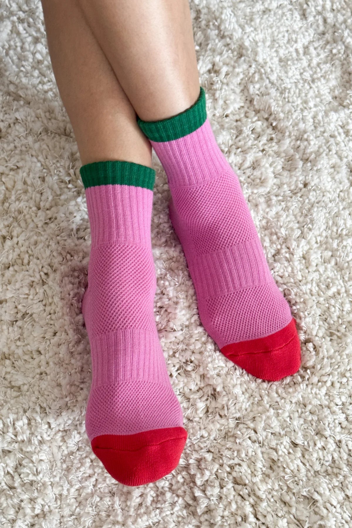 Le Bon Shoppe Color Block Girlfriend Sock - Multiple Options