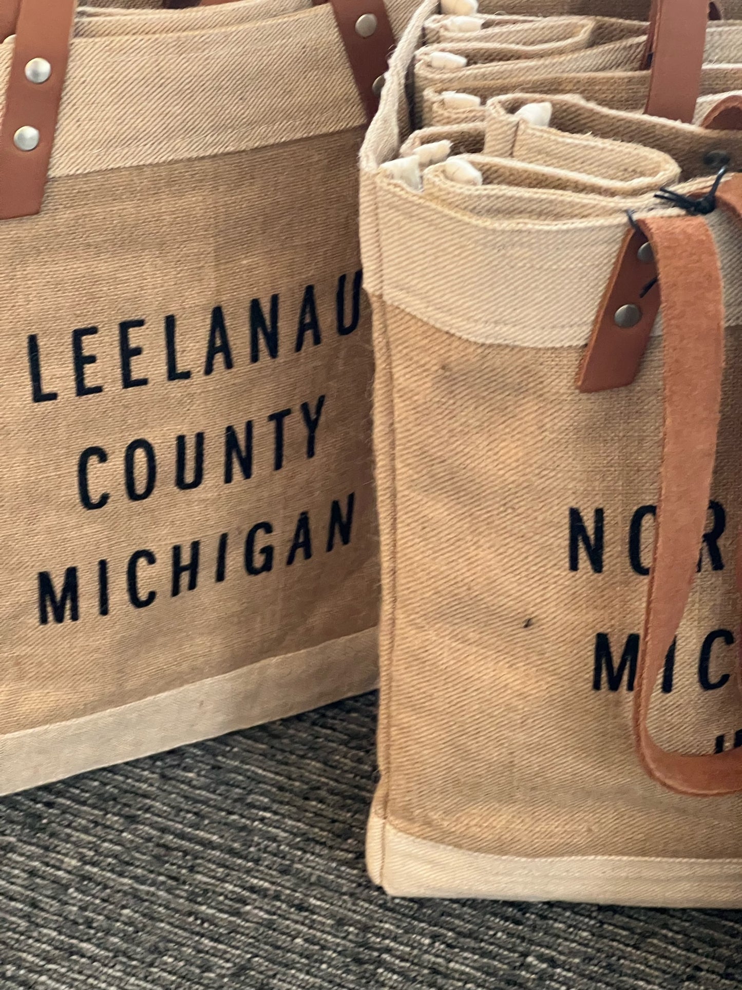 Apolis Leelanau County Michigan Standard Market Tote
