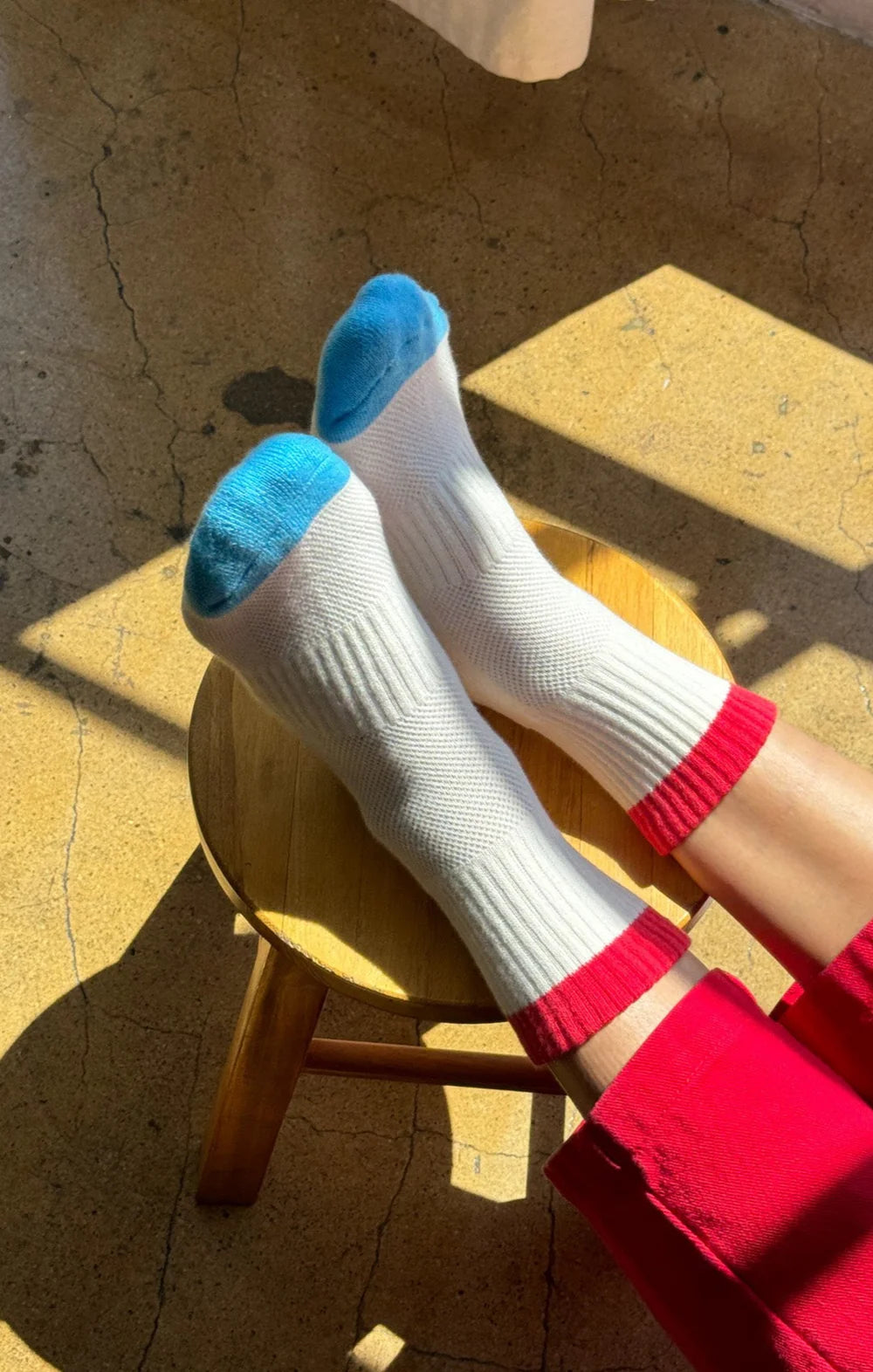 Le Bon Shoppe Color Block Girlfriend Sock - Multiple Options