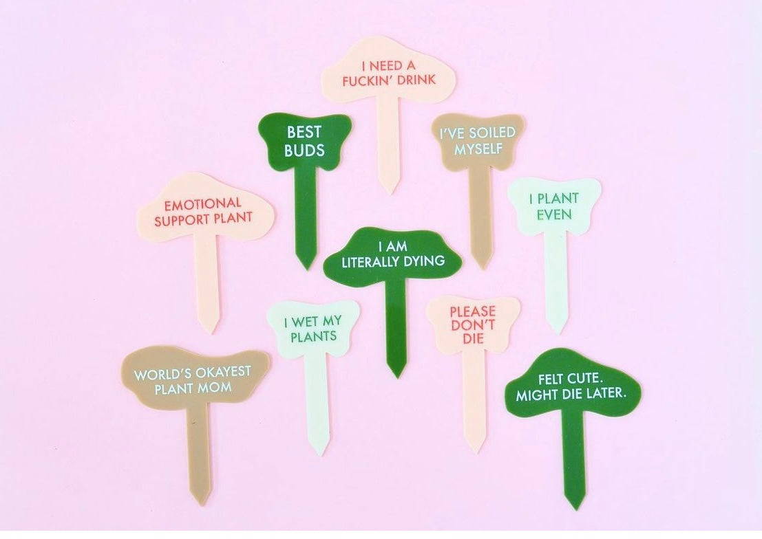 TUFF GIRL GANG PLANT MARKERS - Multiple Options
