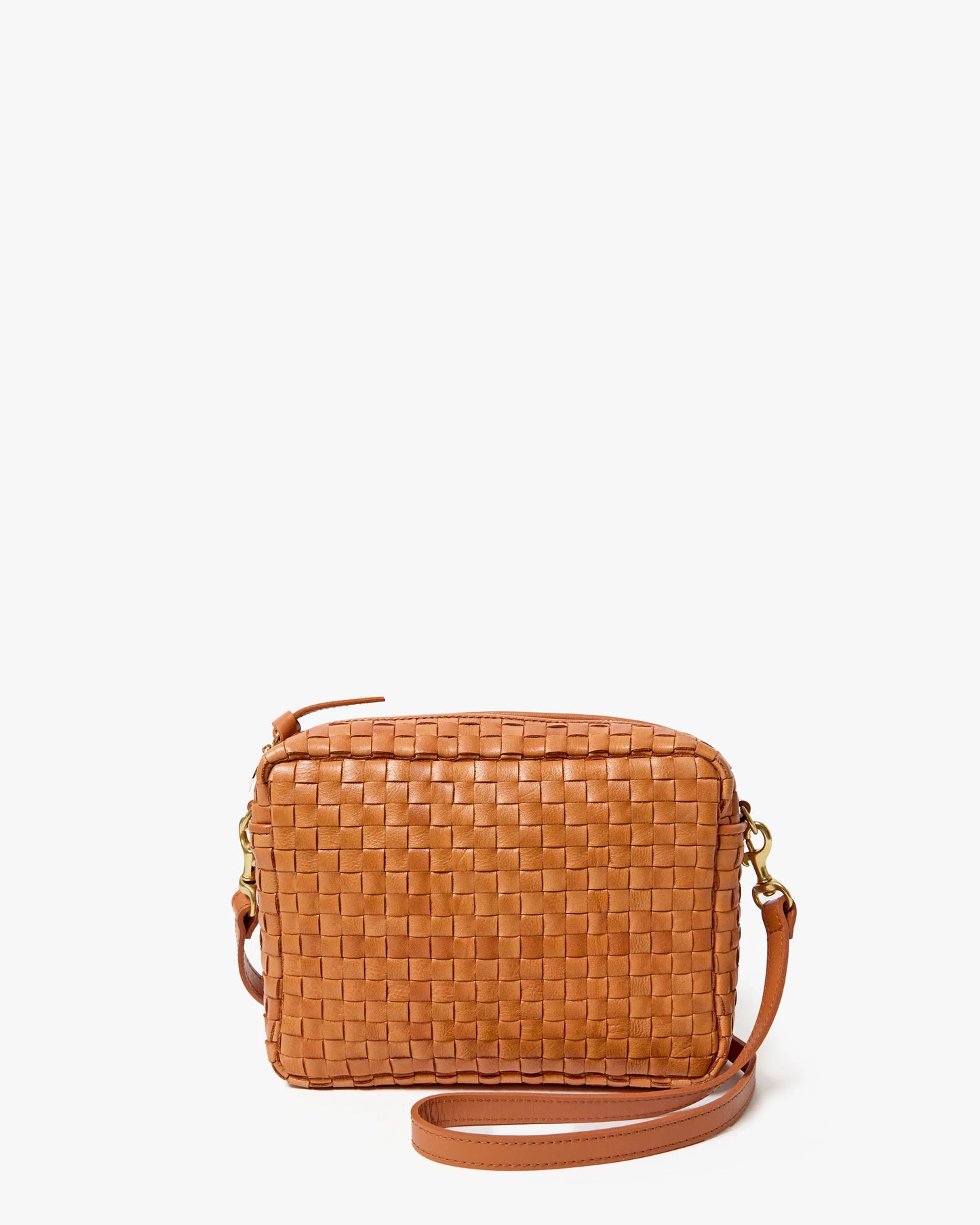 Clare V Midi Sac, Woven Checker
