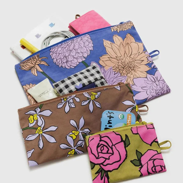Baggu Flat Pouch Set - Multiple Options