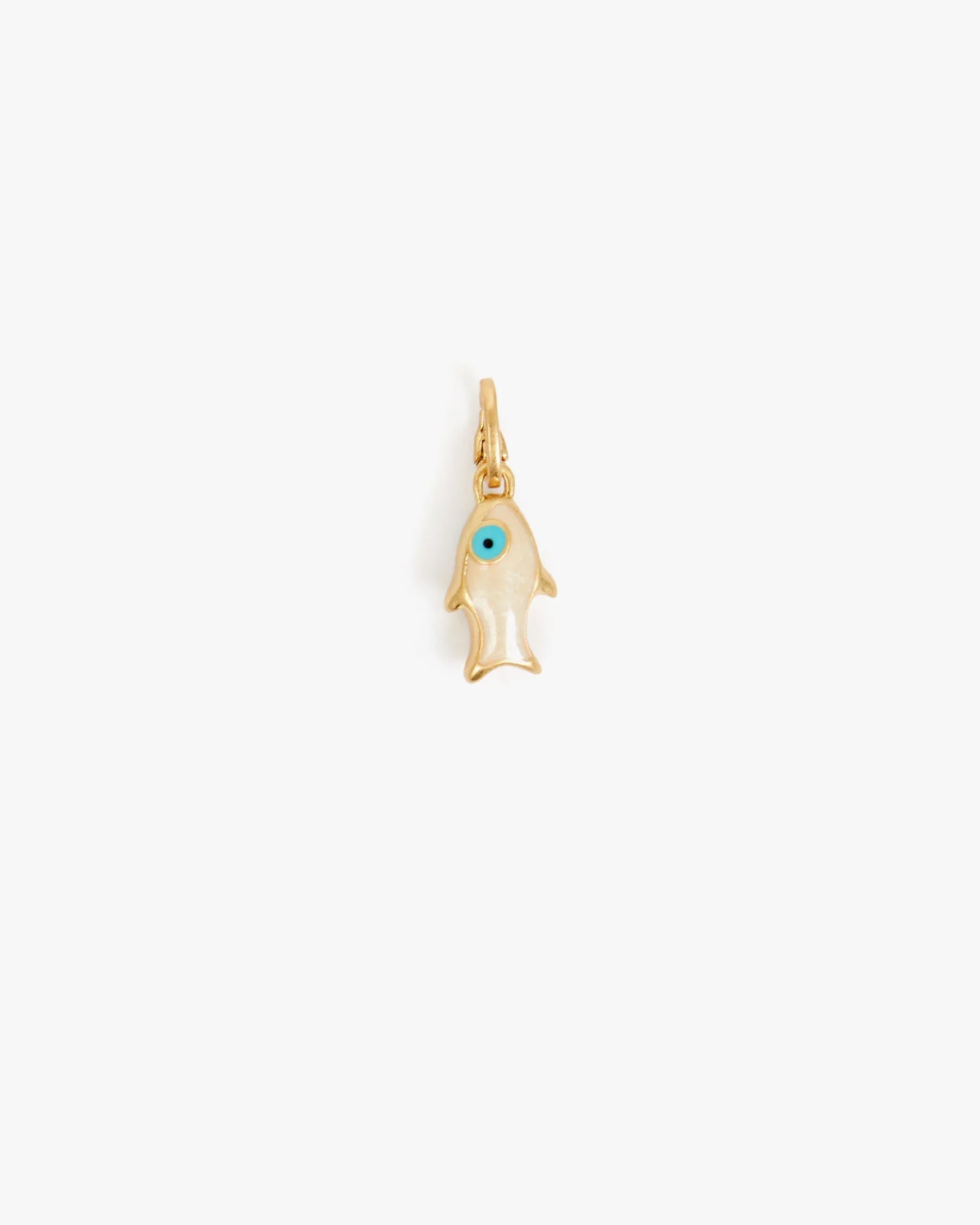 Clare V Pearl Sardine Charm, Cream