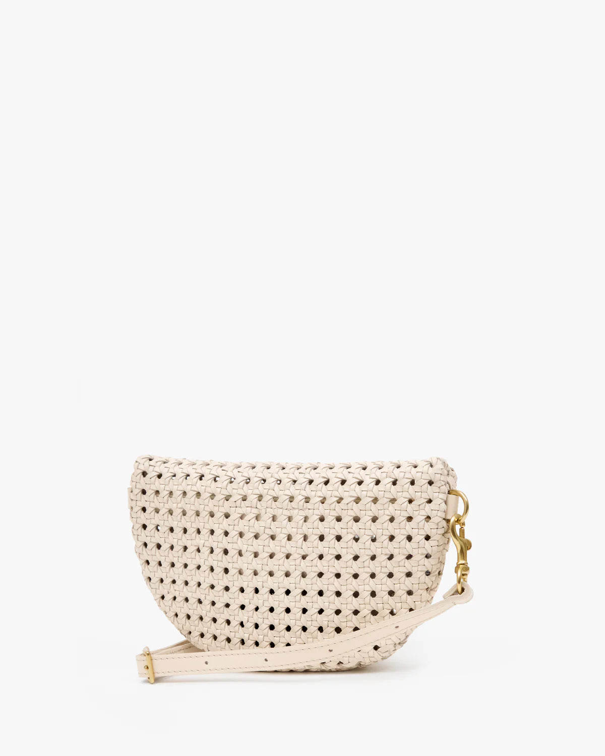 Clare V Petite Fanny, Rattan/Cream
