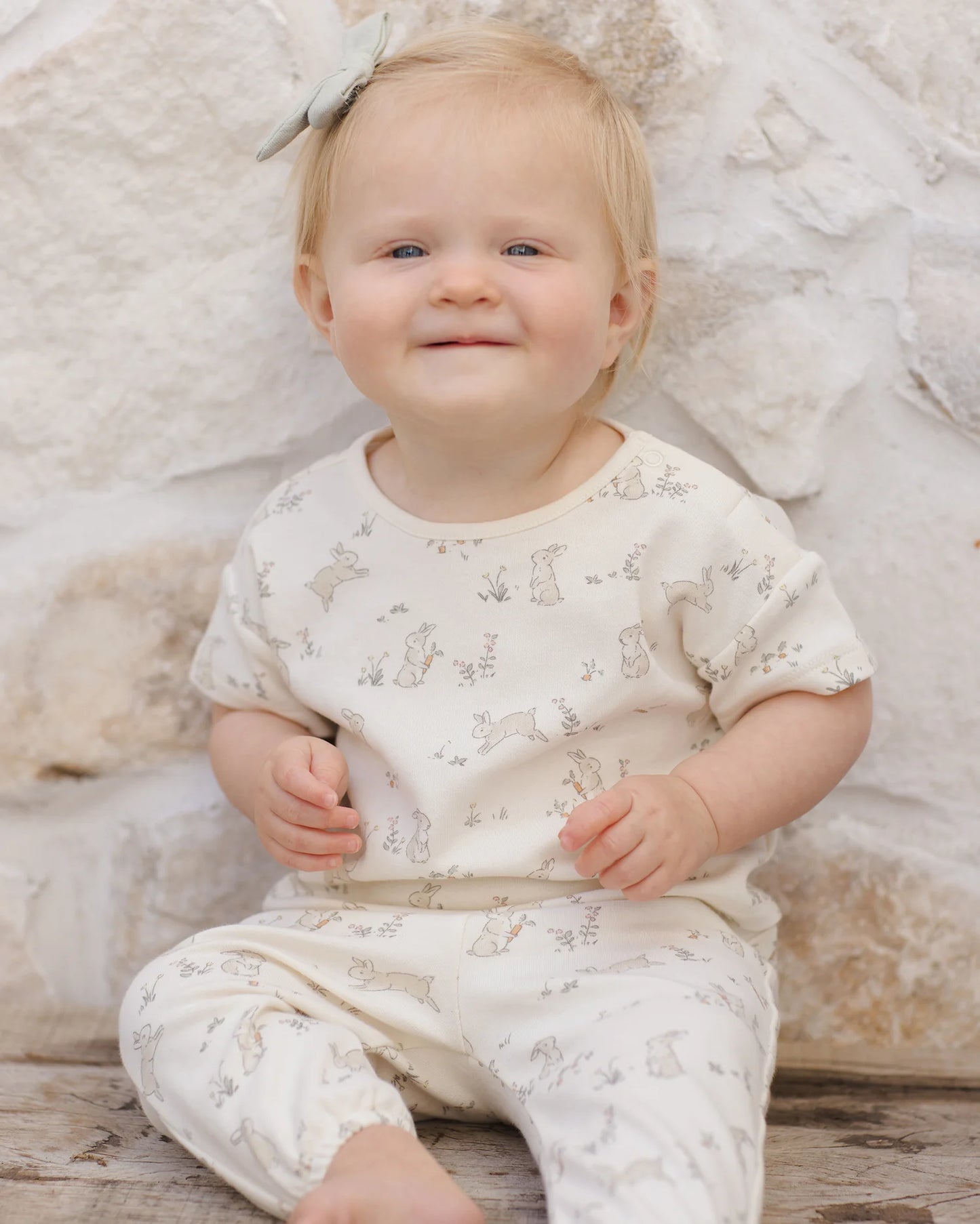 Quincy Mae Jersey Tee + Pant Set - Multiple Options