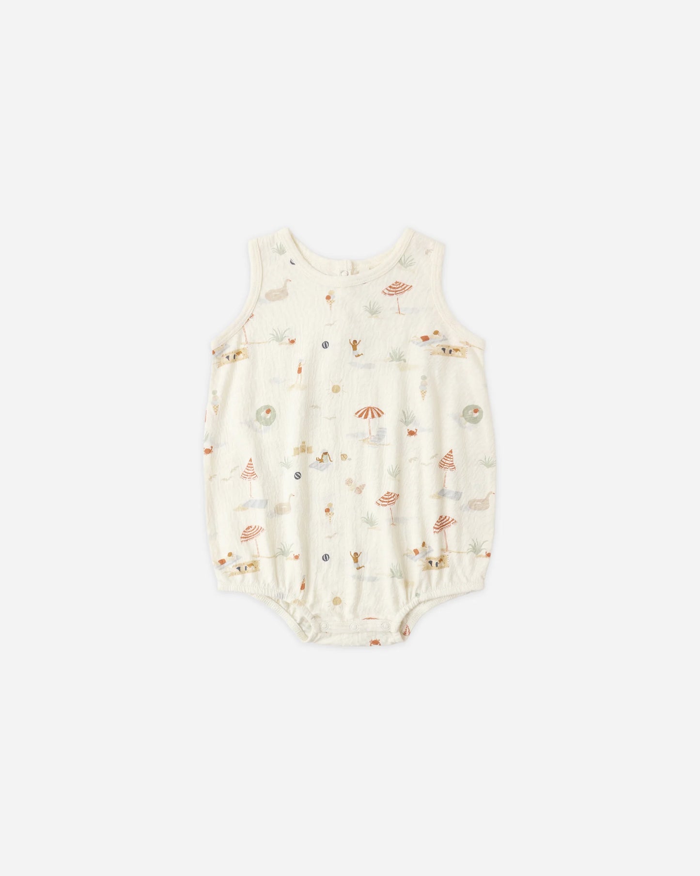 Rylee + Cru Bubble Onesie Beach Day/Ivory
