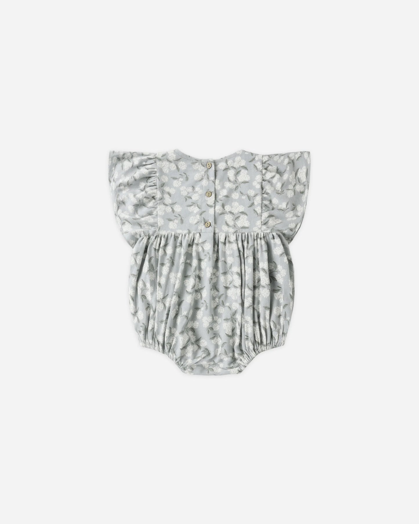Rylee + Cru Kalea Romper Hydrangea/Light Blue