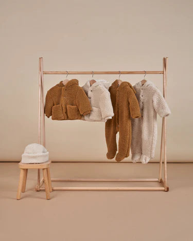 Rylee + Cru Shearling Bear Baby Coat - Multiple Options