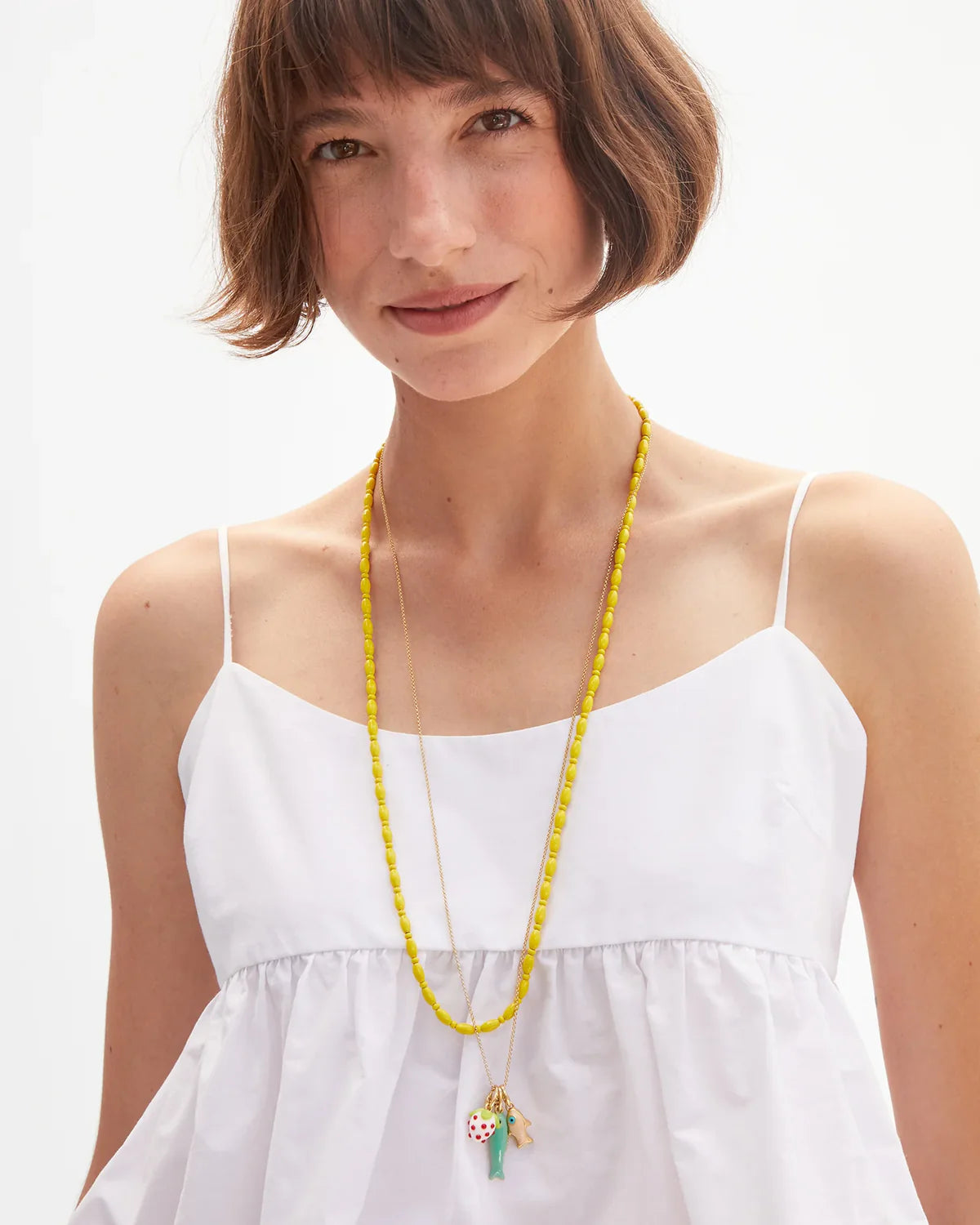 Clare V L'Ete Sardine Charm, Mint