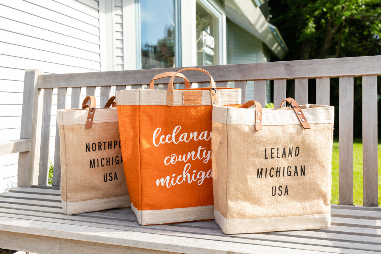 Apolis Leland Michigan Standard Market Tote
