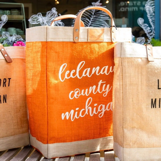 Apolis Leelanau County Michigan Citrus Market Bag