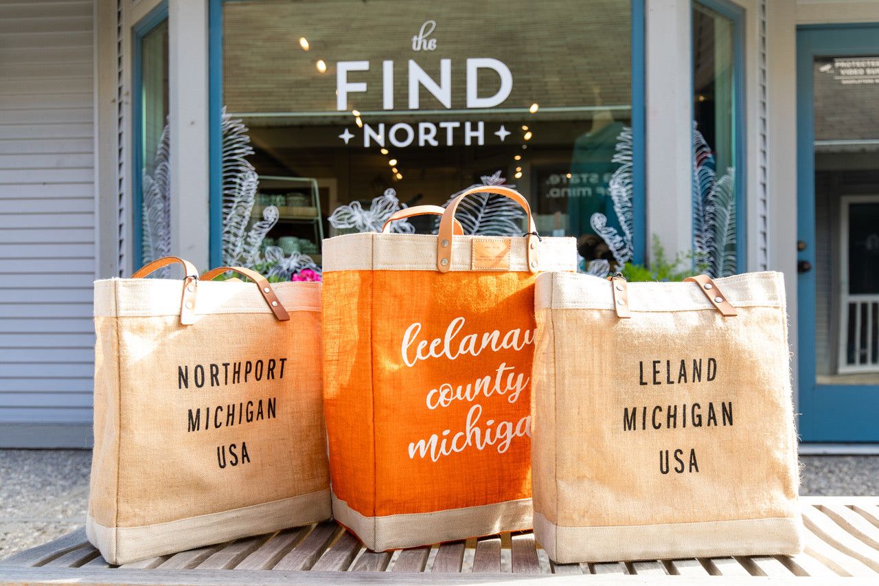 Apolis Northport Michigan Standard Market Tote