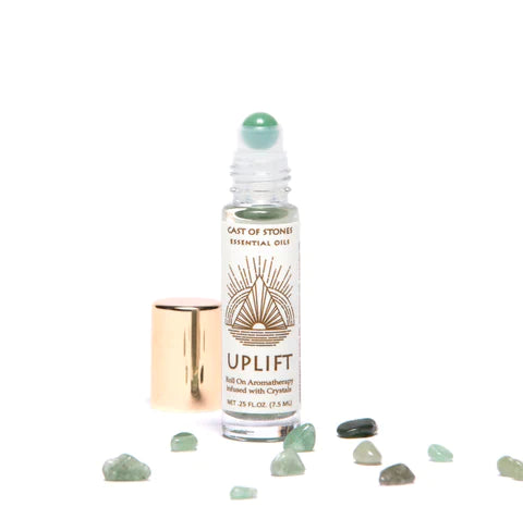 Cast of Stones Essential Oil Roll On w/ Crystals - Multiple Options