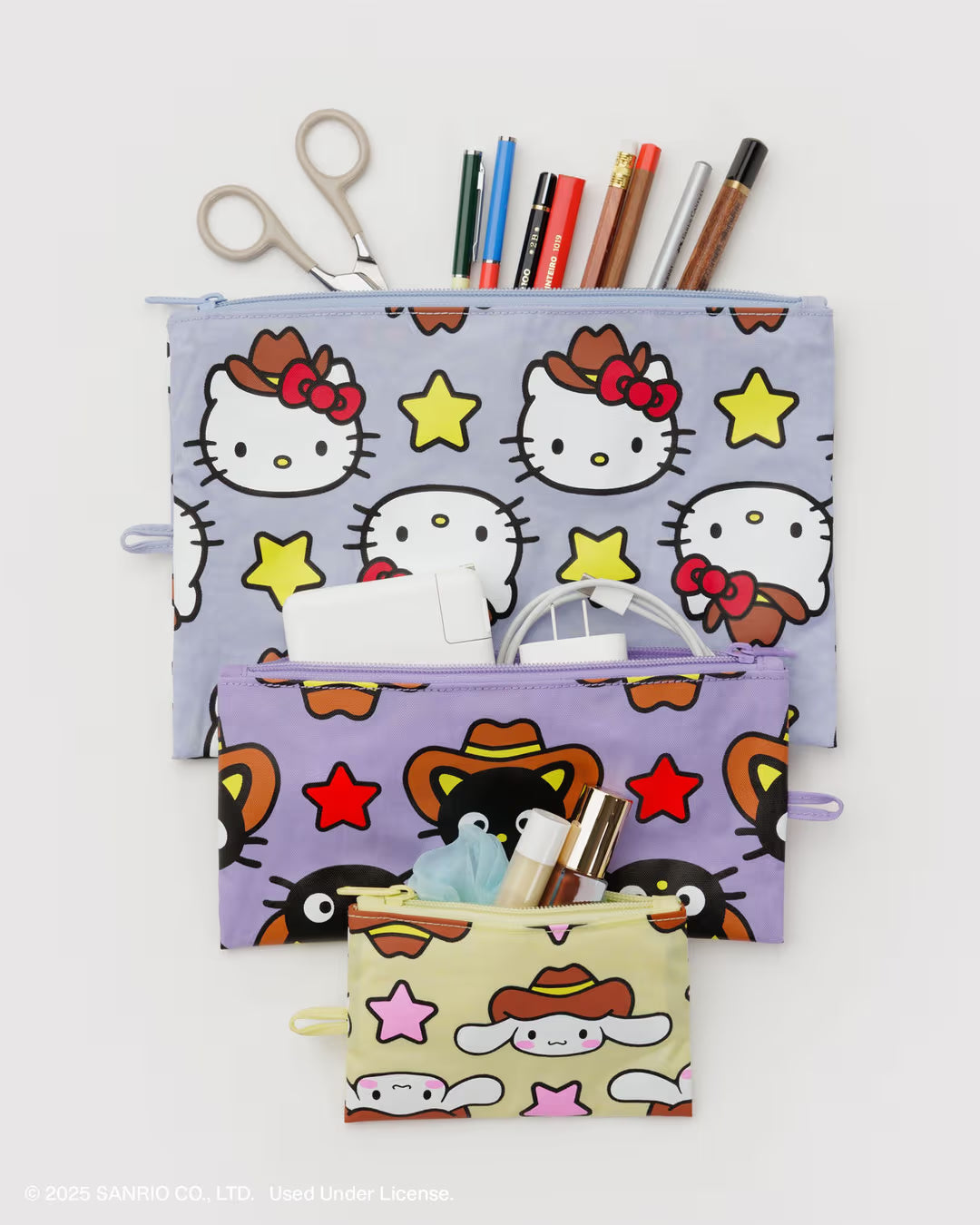 Baggu Flat Pouch Set - Multiple Options