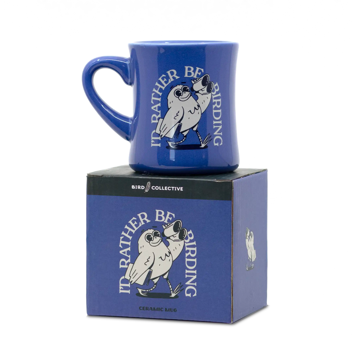 Bird Collective I'd Rather Be Birding Ceramic Mug