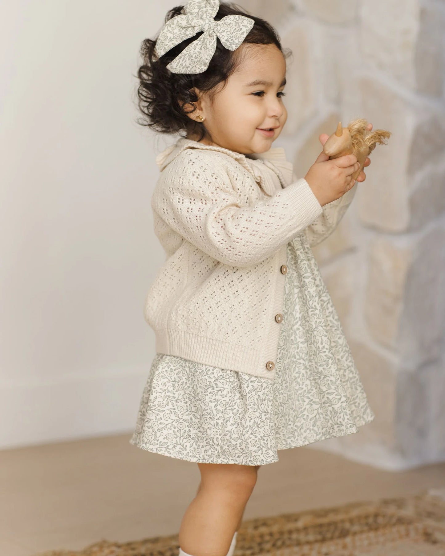 Quincy Mae Ruffle Collar Cardigan - Multiple Options