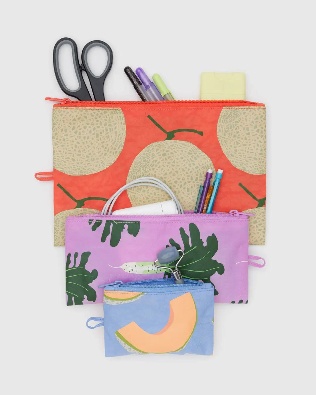 Baggu Flat Pouch Set - Multiple Options