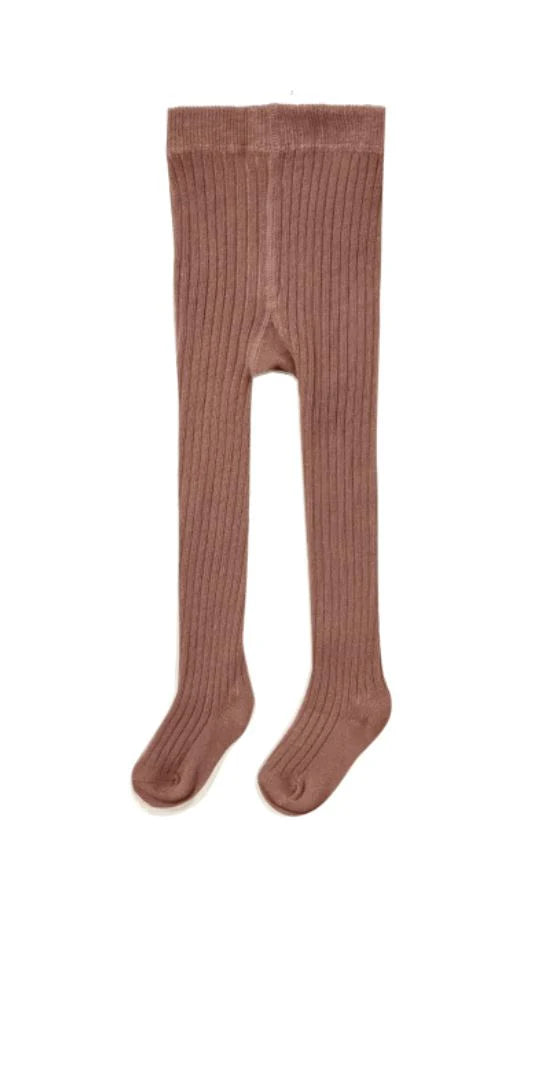 Quincy Mae Ribbed Tights - Multiple Options