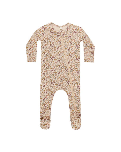 Quincy Mae Bamboo Zip Footie - Multiple Options