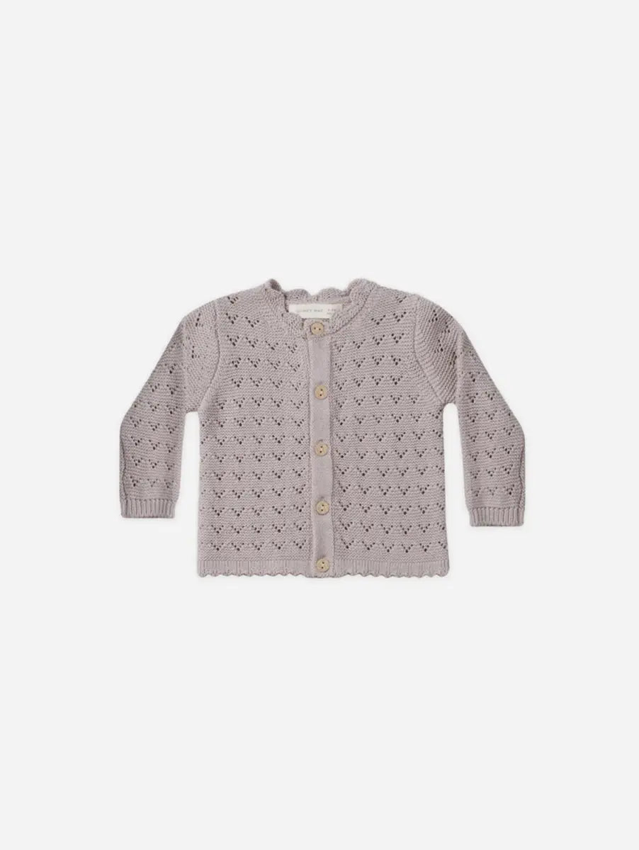 Quincy Mae Scalloped Cardigan - Multiple Options