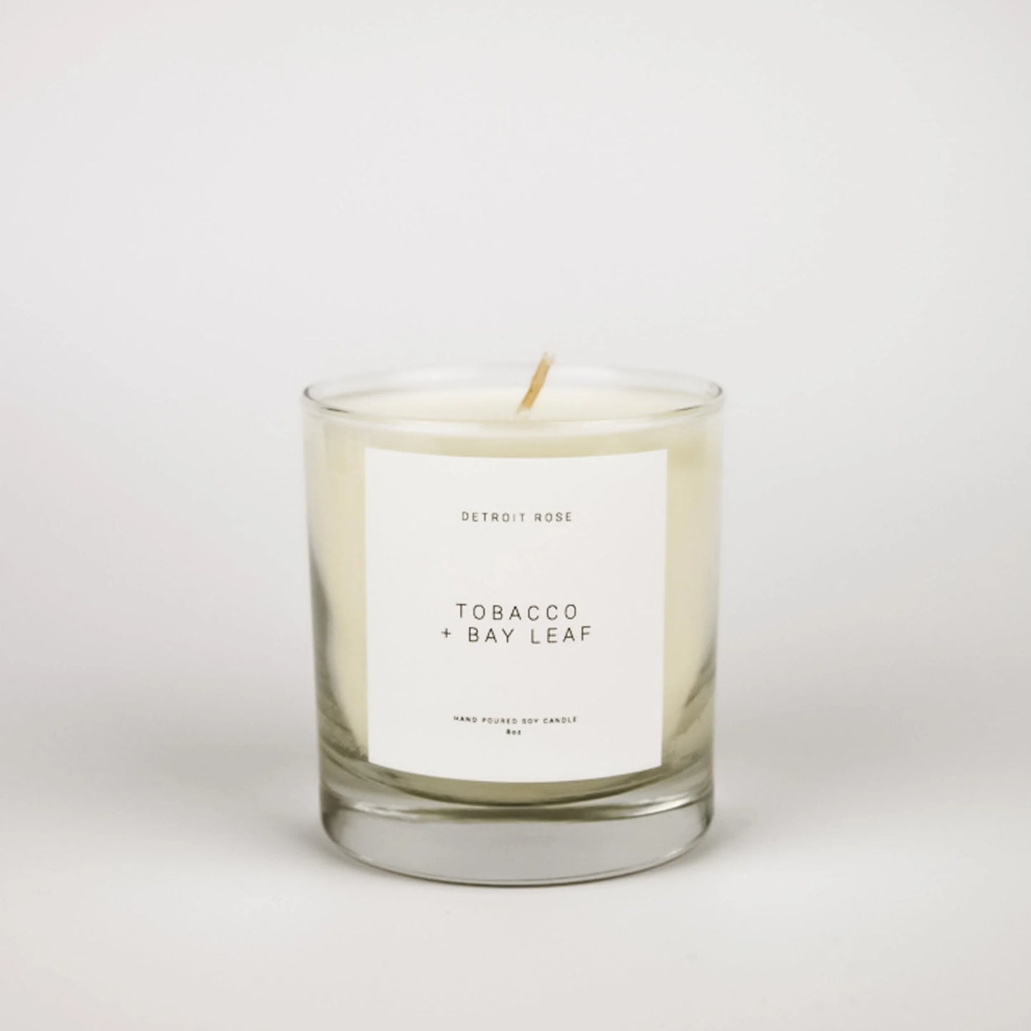 Detroit Rose Tobacco + Bay Leaf Candle