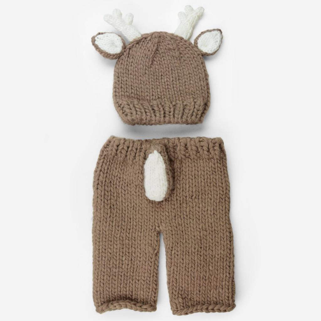 The Blueberry Hill, Hartley Deer Newborn Knit Set