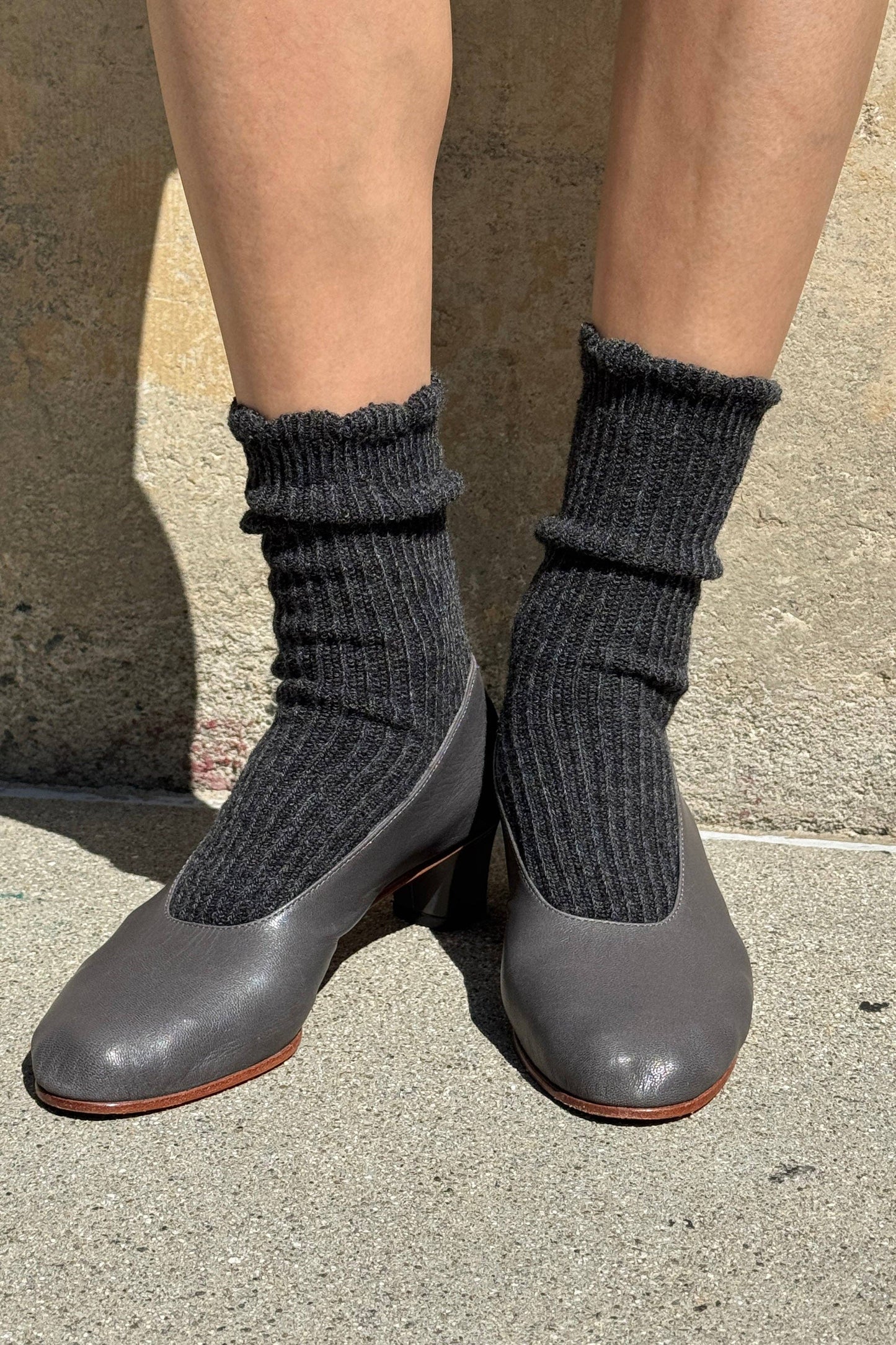 Le Bon Shoppe - Linen Scallop Socks - Multiple Options