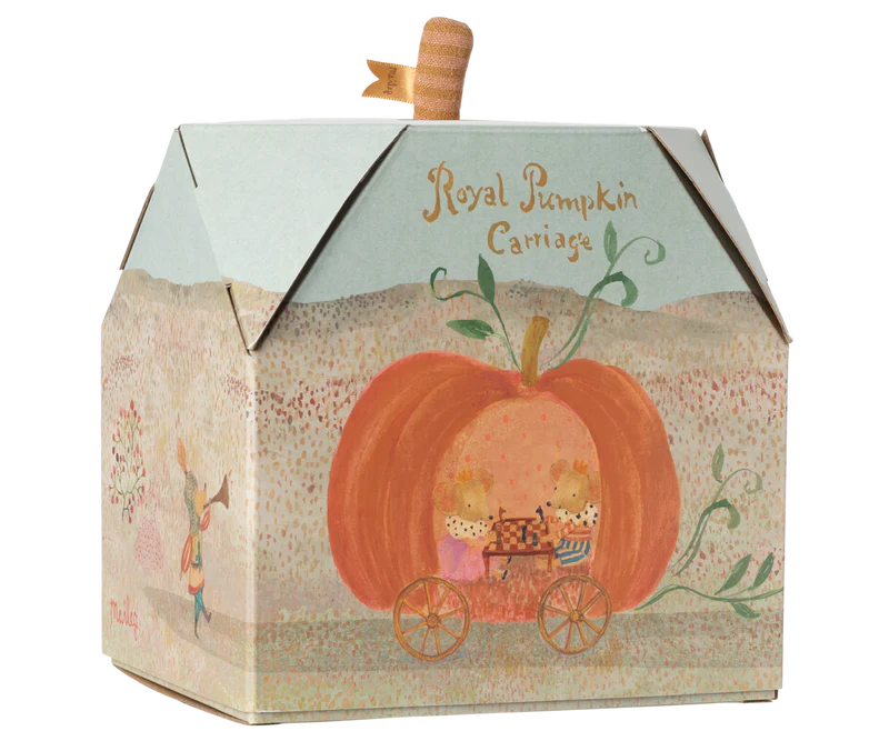 Maileg Pumpkin Carriage, Mouse