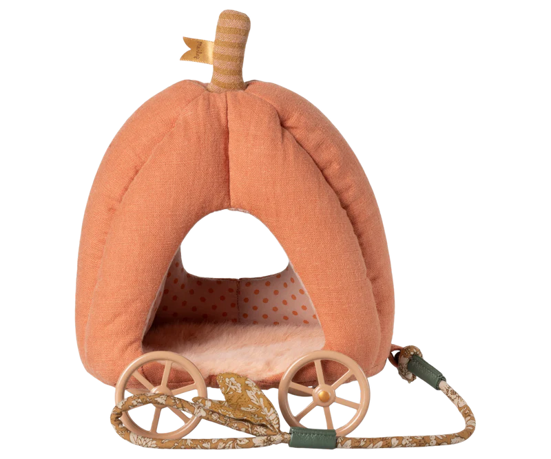 Maileg Pumpkin Carriage, Mouse