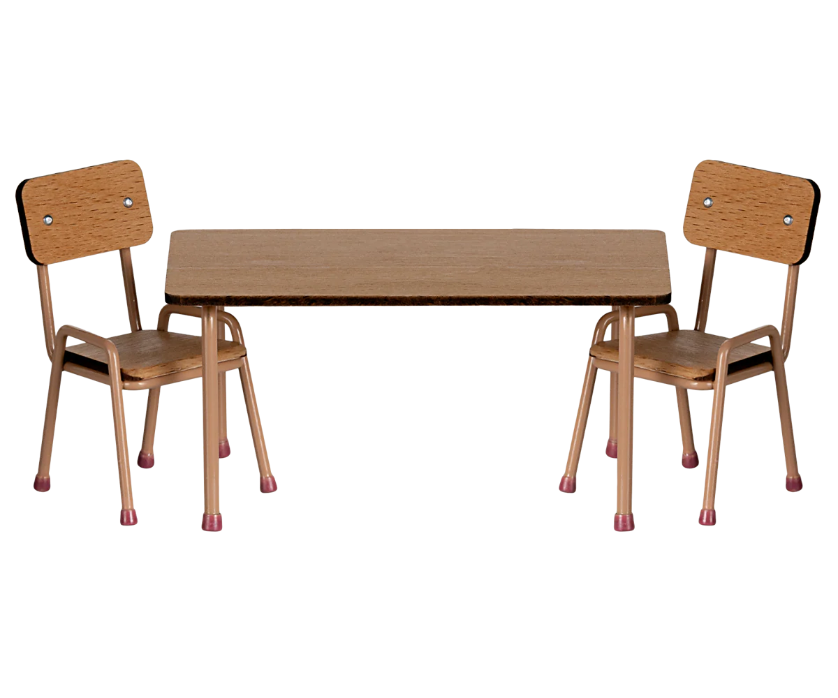 Maileg Table and Chair Set, Mouse