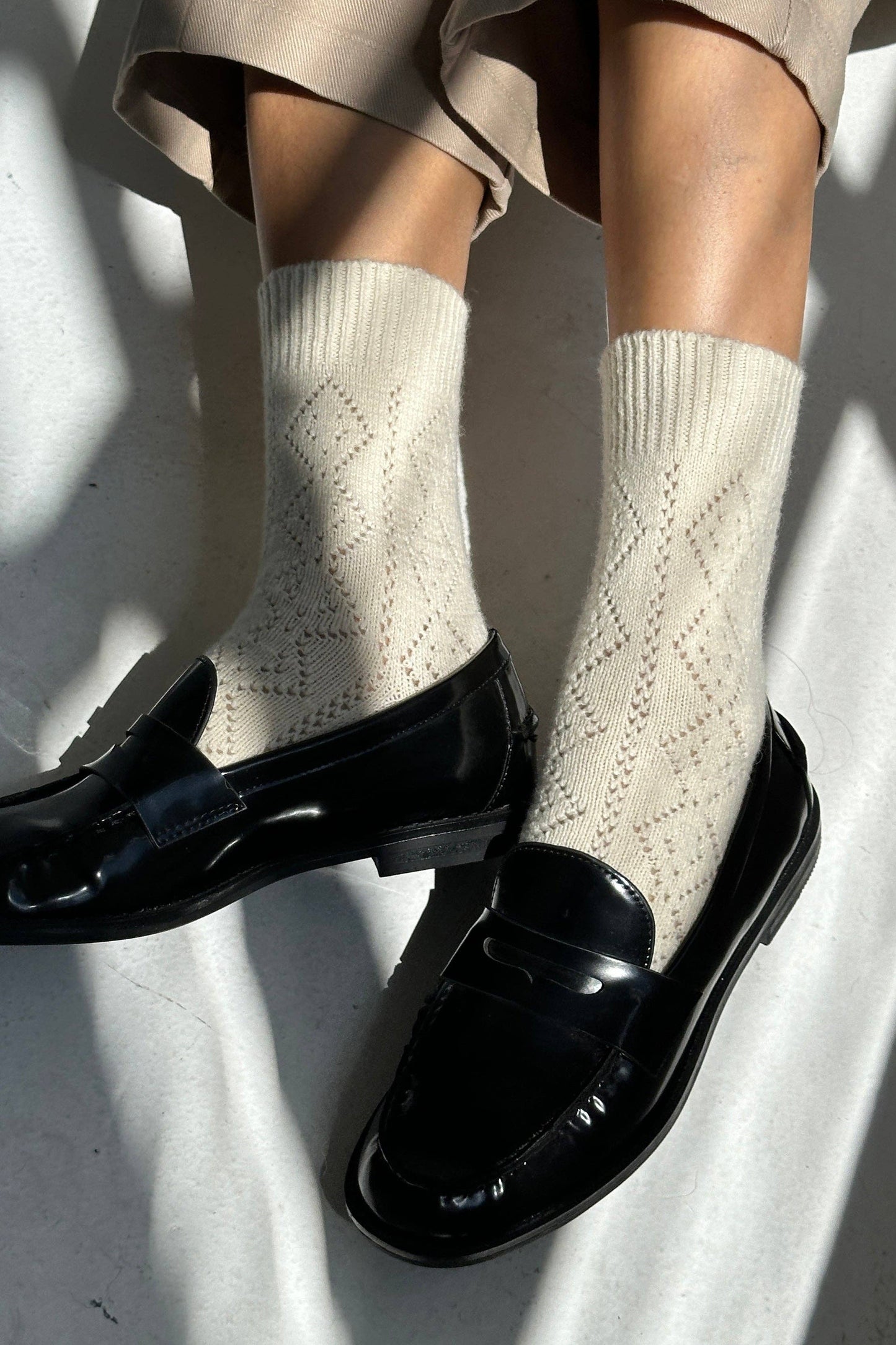 Le Bon Shoppe Cashmere Pointelle Socks - Multiple Options