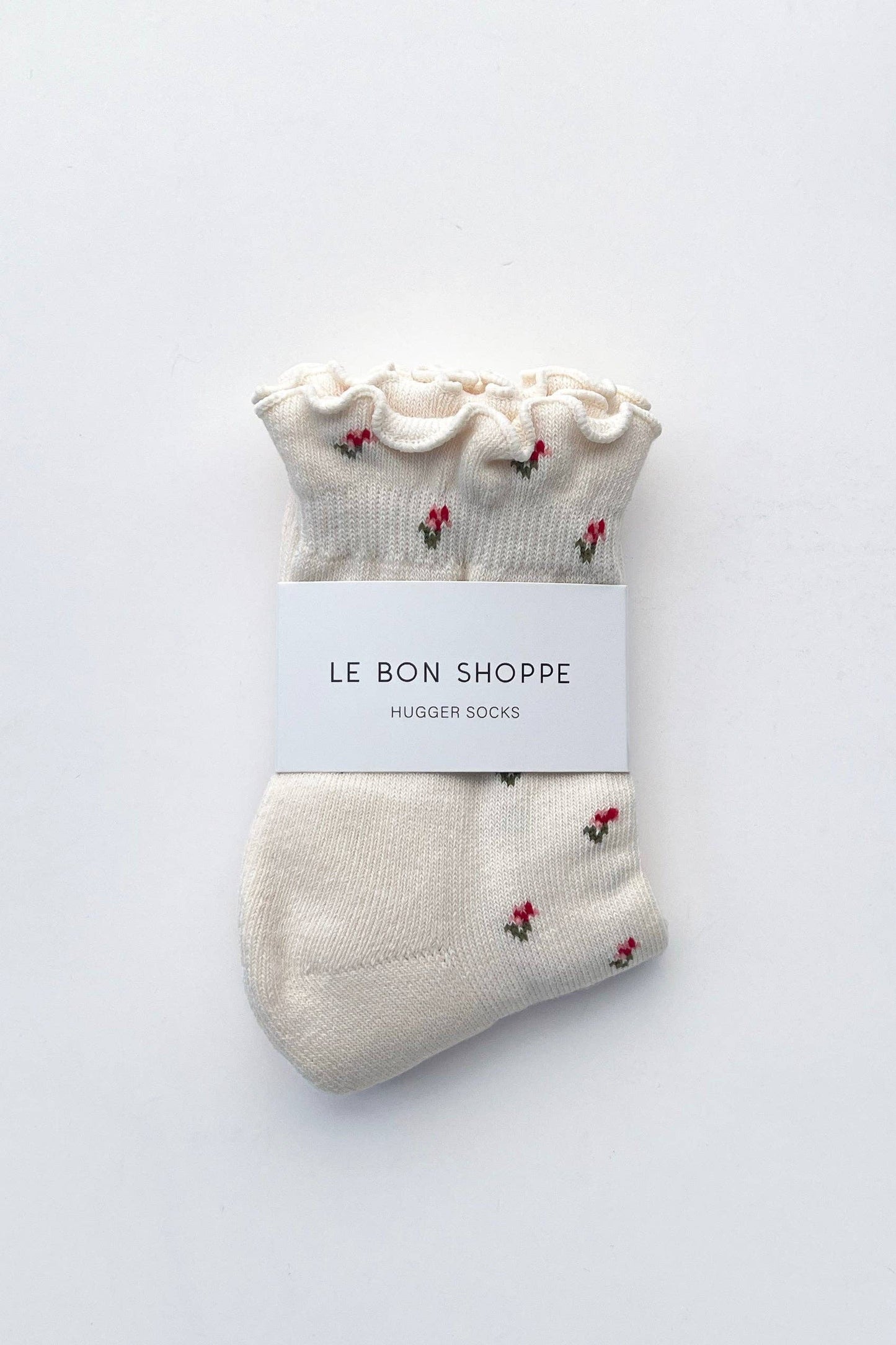 Le Bon Shoppe - Petal Ruffled Hugger Crew Socks
