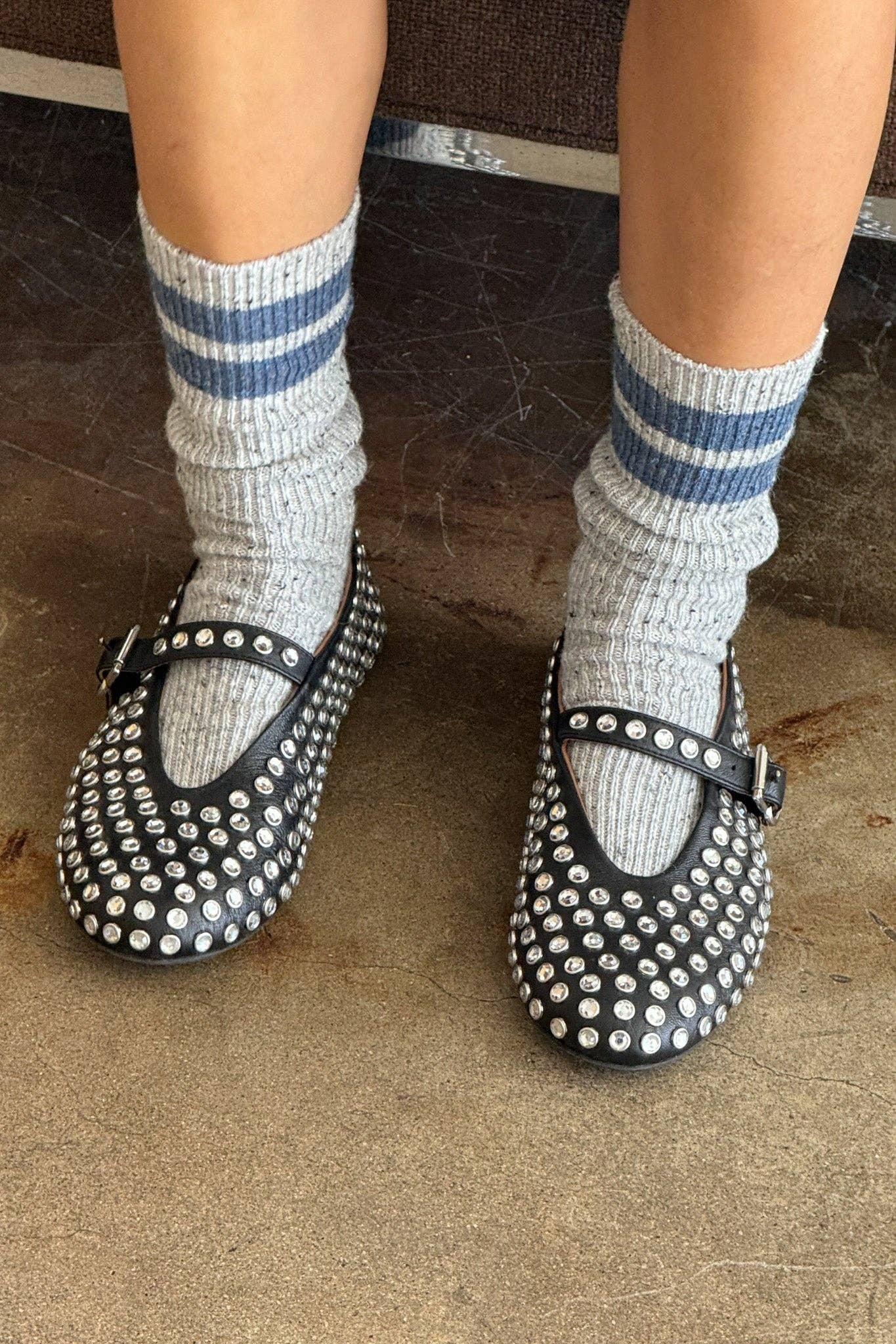 Le Bon Shoppe Snow Varsity Socks - Multiple Options