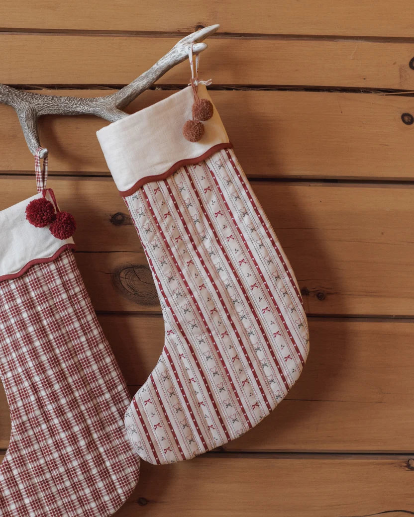 Rylee + Cru Noel Stocking Candy Cane Lane, Antique